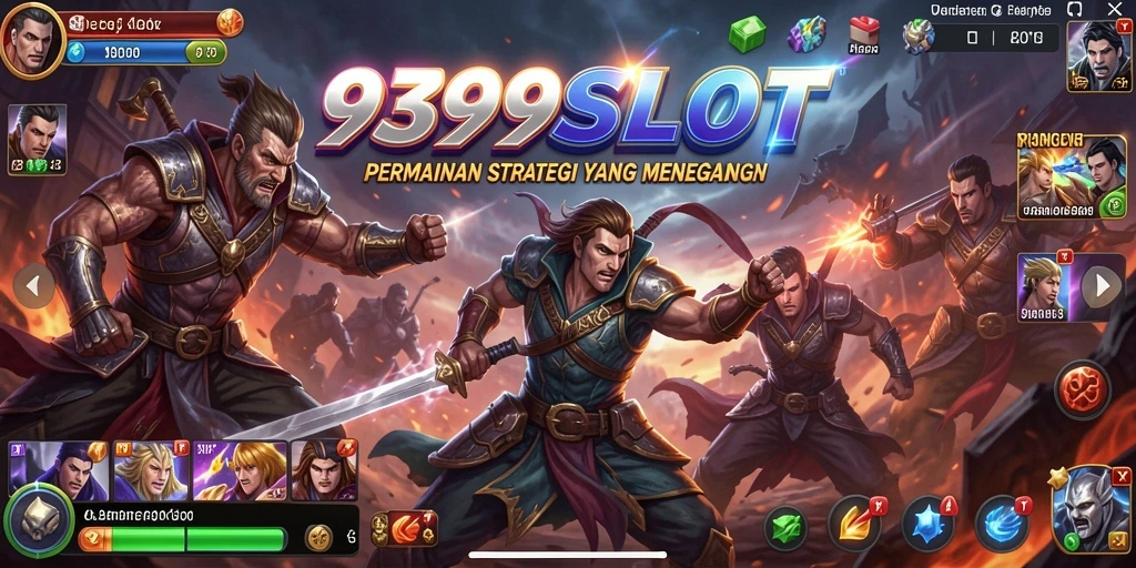 Screenshot gameplay 9399SLOT menampilkan aksi strategi yang intens.