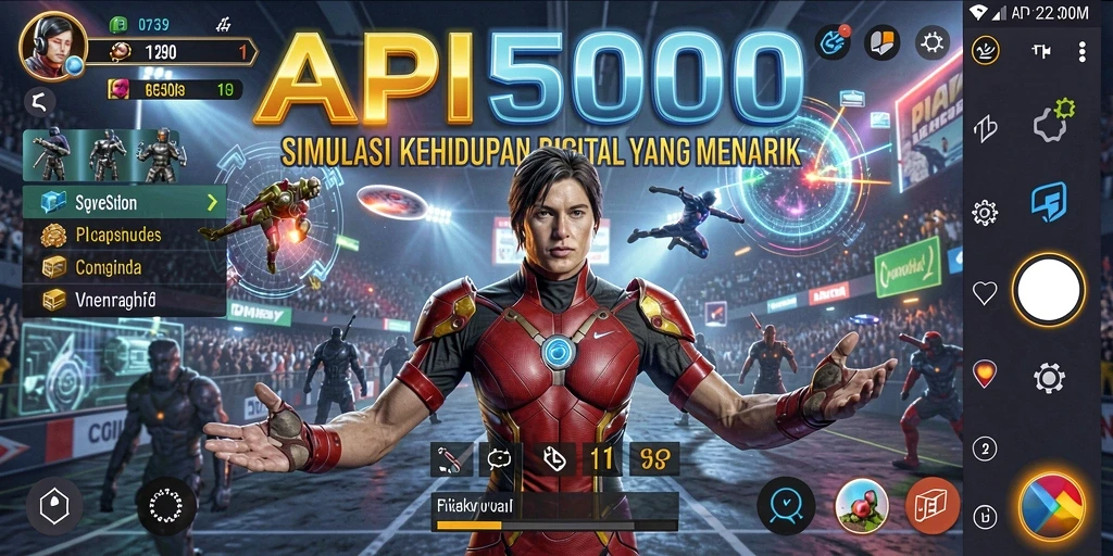 Tampilan gameplay <strong>API5000</strong> yang memukau dengan interaksi sosial.