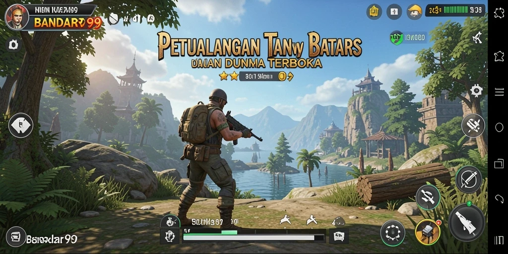 Gameplay BANDAR99 yang mengeksplorasi dunia terbuka yang luas dan menakjubkan.