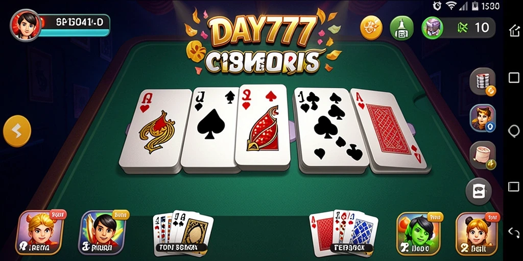 Screenshot utama DAY777 menampilkan gameplay seru Domino.