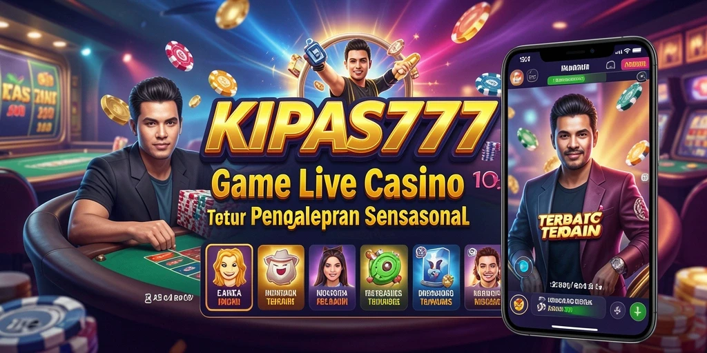 Tampilan gameplay Live Casino KIPAS777 yang menarik dan interaktif.