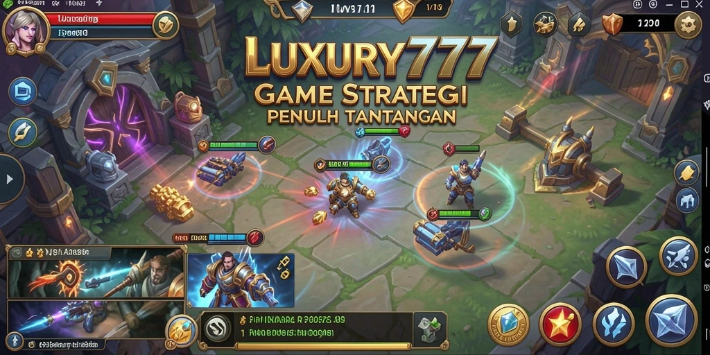 Screenshot LUXURY777 yang menampilkan aksi strategi yang mendebarkan.