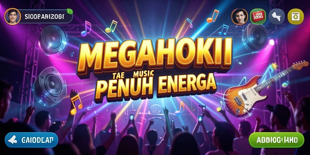 Screenshot MEGAHOKI dengan tampilan gameplay yang seru