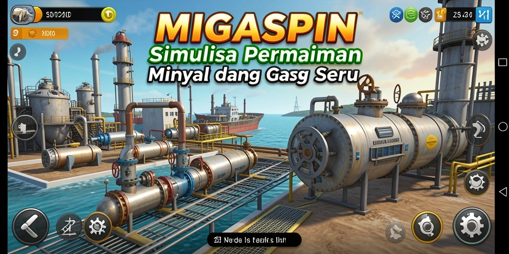 Tampilan gameplay MIGASPIN yang menarik dan interaktif.