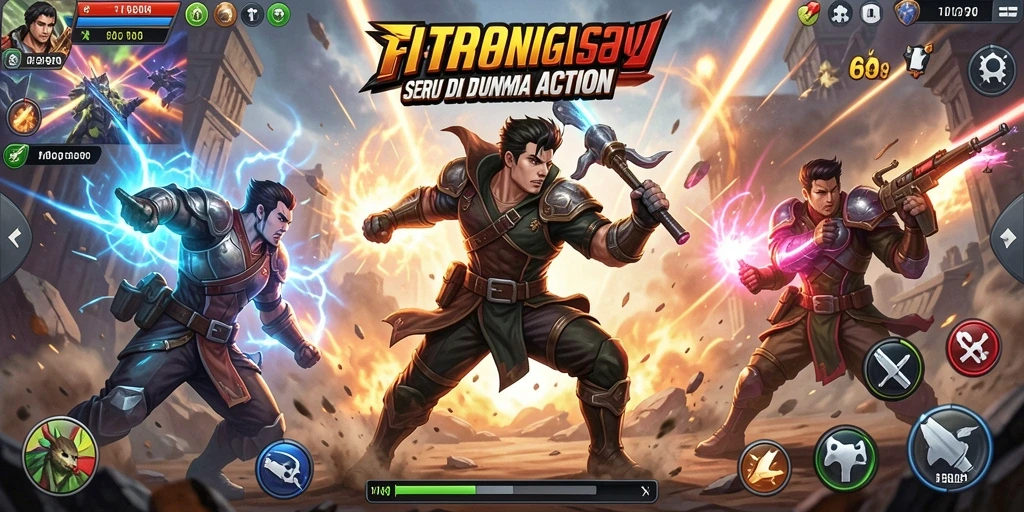 Tangkapan layar utama TT789 menunjukkan aksi seru dalam gameplay Action.